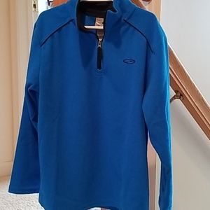 Boys 1/4 zip long sleeve fleece pullover